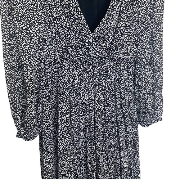 Maeve Faux Wrap Carolyn‎ Animal Print Elastic Waist Boho Y2K - Picture 4 of 10